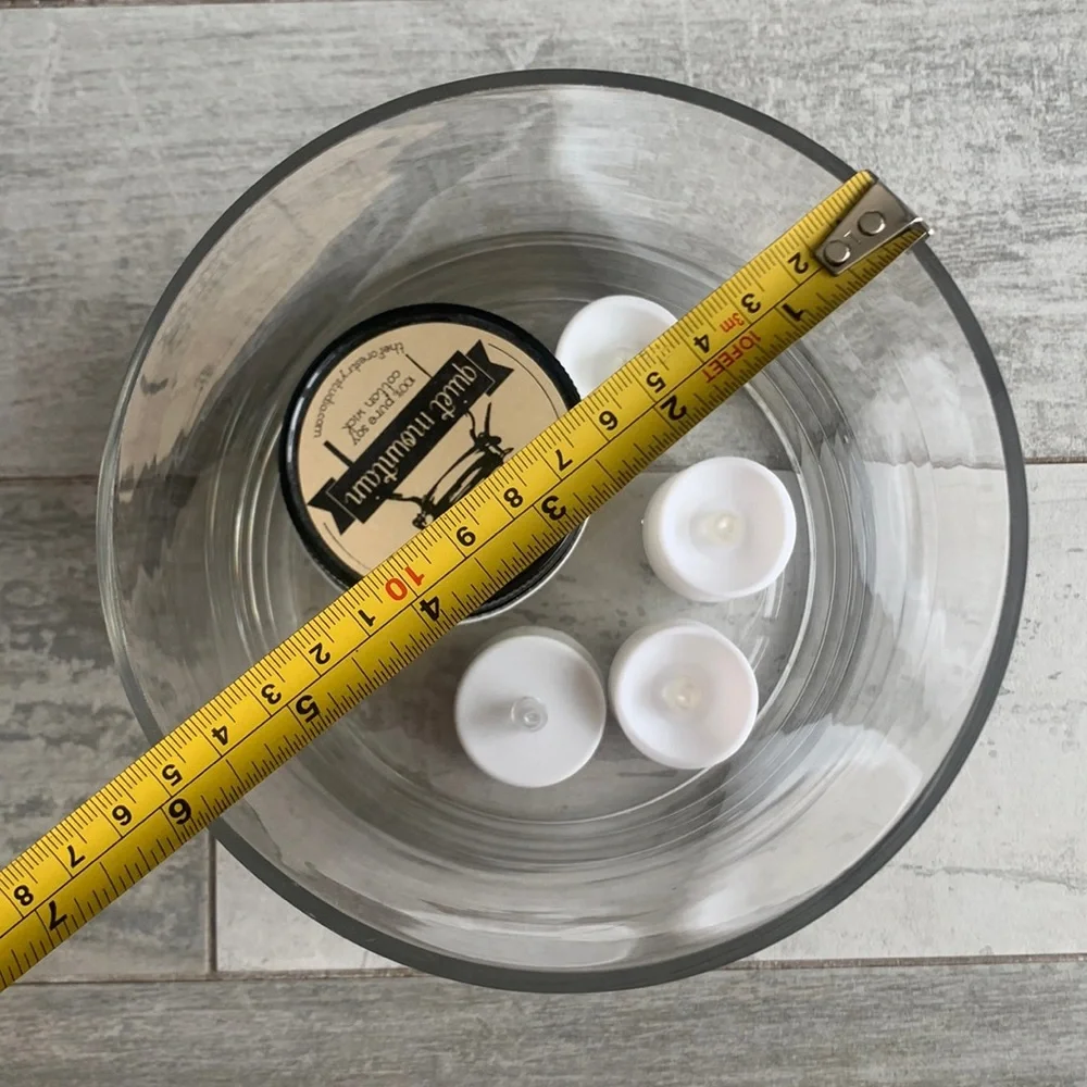 Anthropologie clear glass